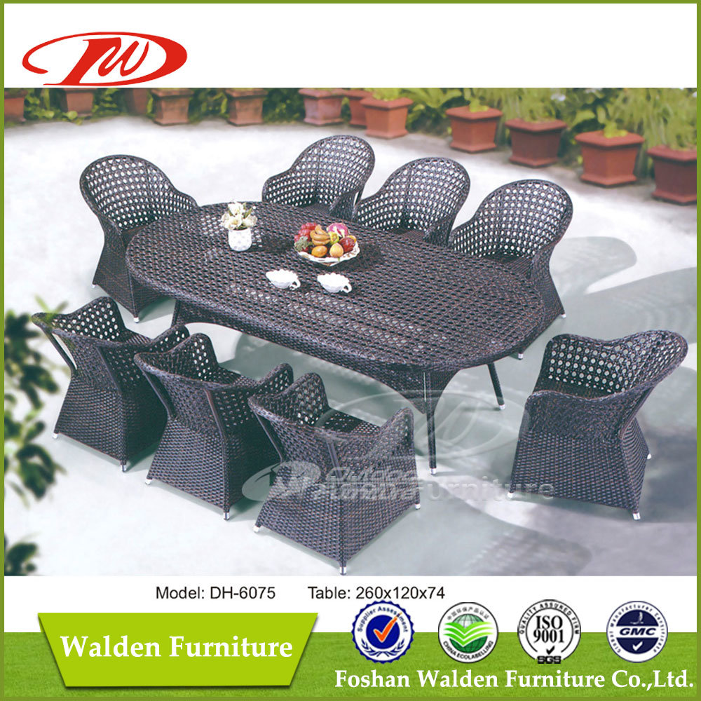 Patio Rattan Dining Table Set (DH-6075)