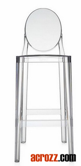 Replica Modern Design Acrylic One More Please Ghost Stool