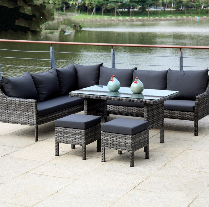 2017 Chinese Manufacturer Cheap Rattan Outdoor Sofa (S240)