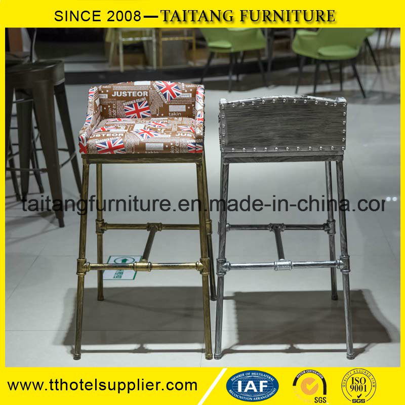 Chinese Factory Retro Industrial Style Barstool