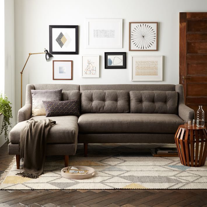 Scandinavian Design European Style Living Room Velvet Fabric Sofa