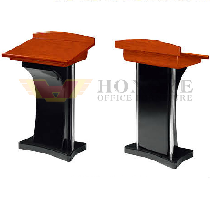 Office Meeting Hall Modern Wooden Speech Table (HY-NNH-E08)