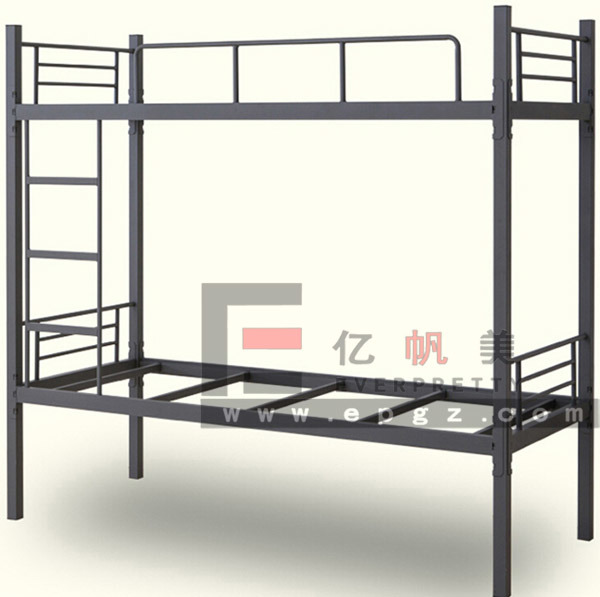 College Student Steady Metal Double Bunk Bed Everpretty