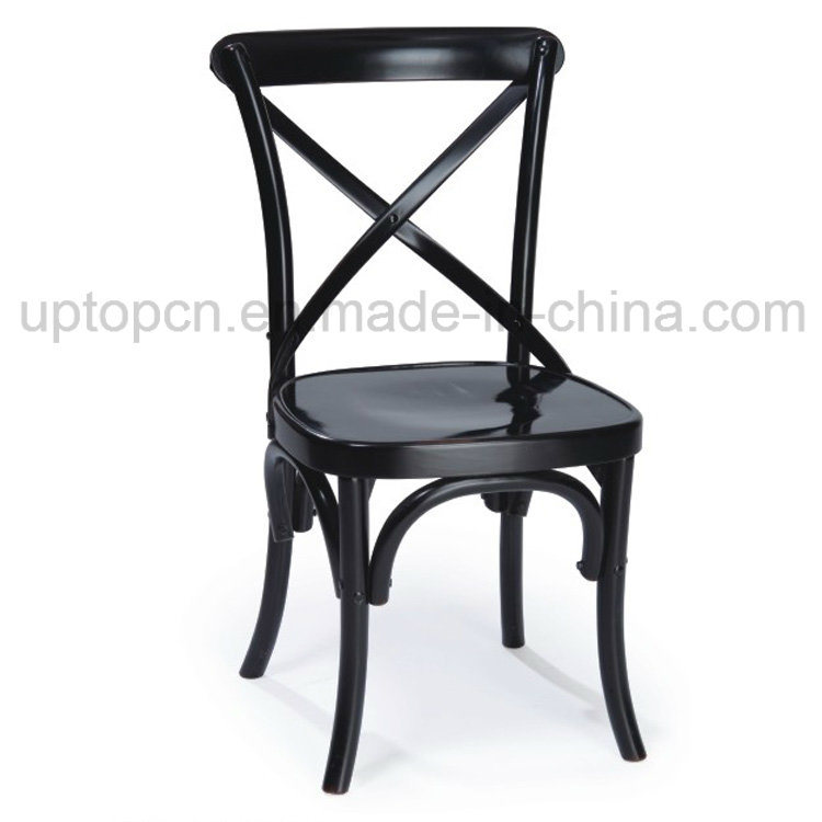 Classical Design Wooden Cross Back Chair Furniture with Various Color (SP-EC148)