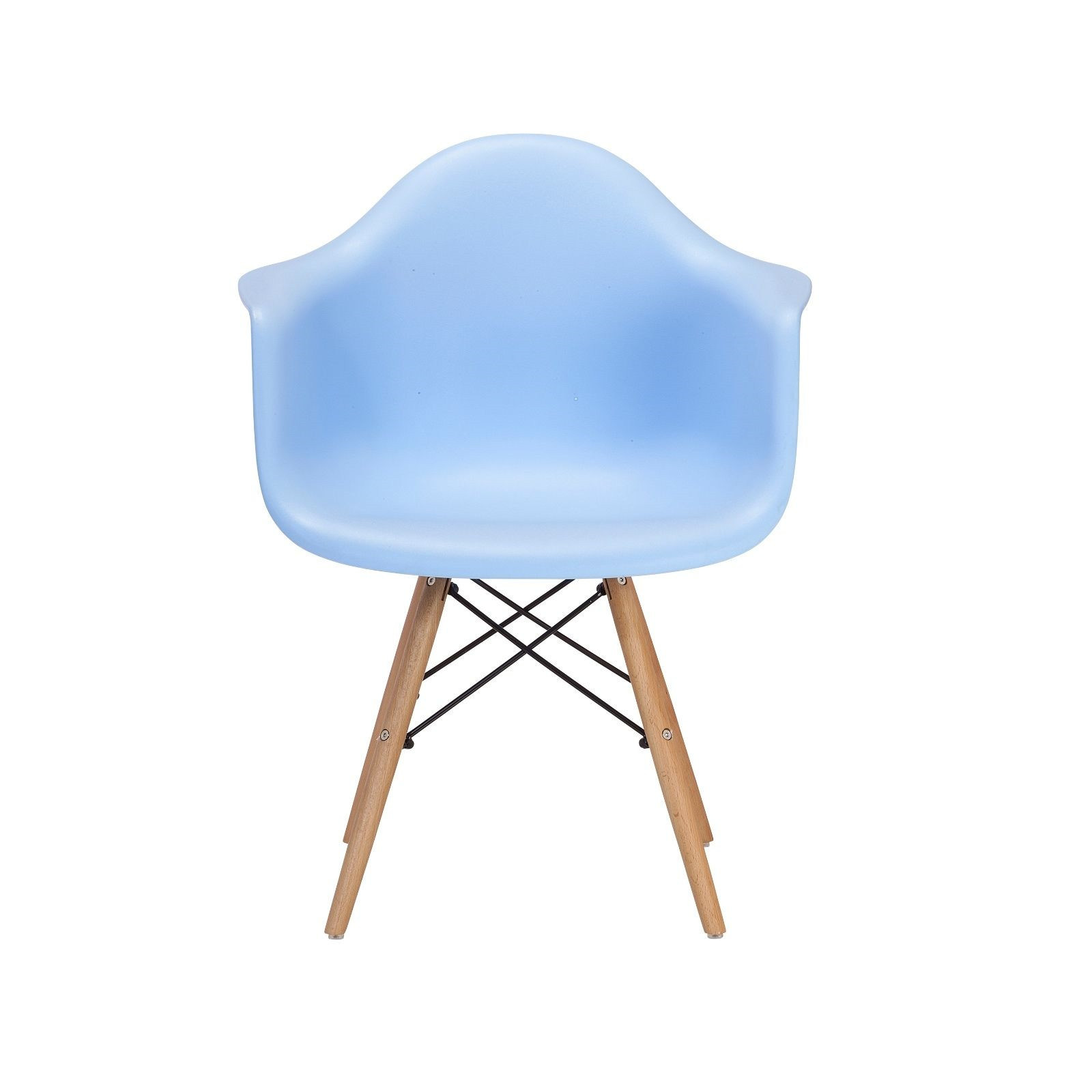 Tub Chair Plastic Wood Dining Chairs Blue