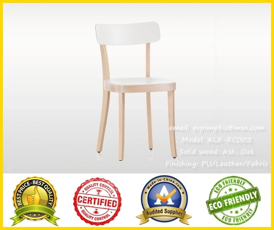 Solid Wood Restaurant Chair (ALX-RC002)