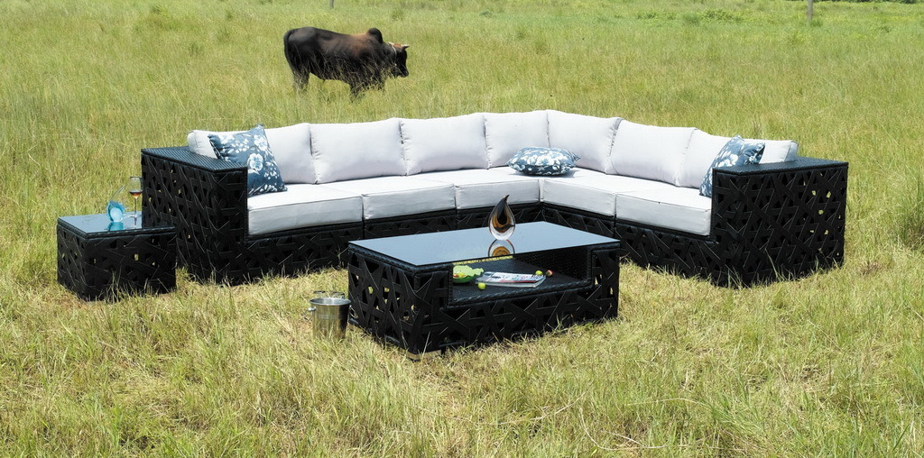 Living Room Luxury Rattan Sofa Set