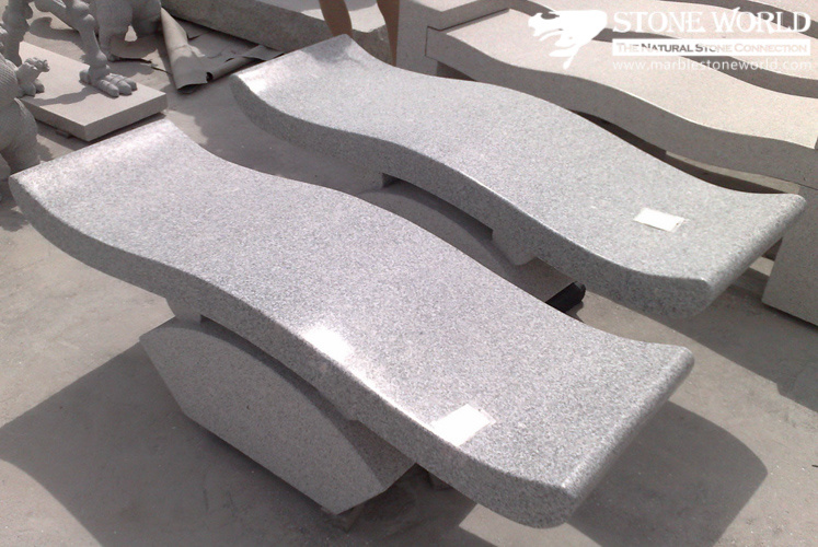 Natural Granite Stone Table & Chair for Garden Decoration (CT06)