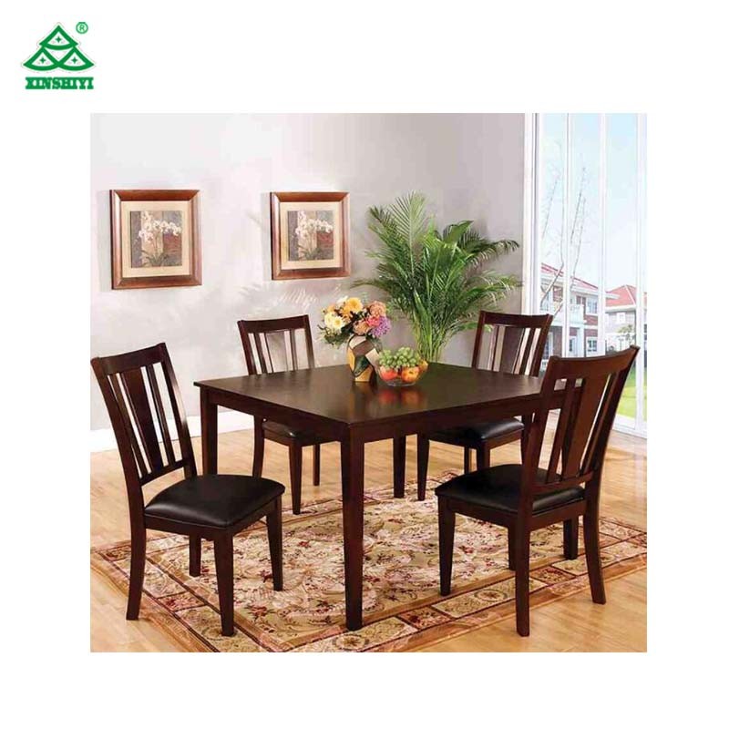 Wood Dining Table Factory Modern Style Dining Table and Chairs Design