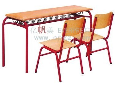 Africa Classroom Furniture School Student Desk and Table with Bench