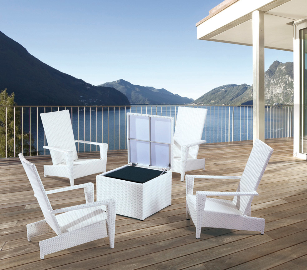 Garden Patio Wicker / Rattan Sofa Set - Outdoor Furniture (LN-6003)