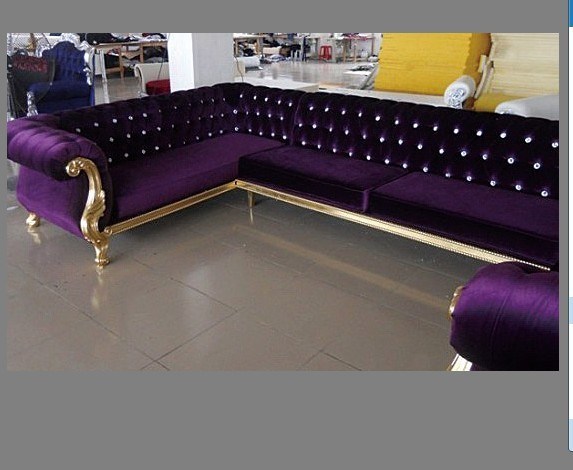 Nightclub Furniture Fabric Corner Sofa for Sale (KTV151)