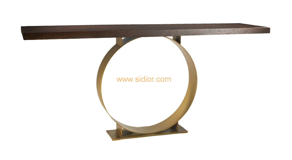 (CL-7701) Luxury Hotel Restaurant Villa Lobby Furniture Wooden Console Table