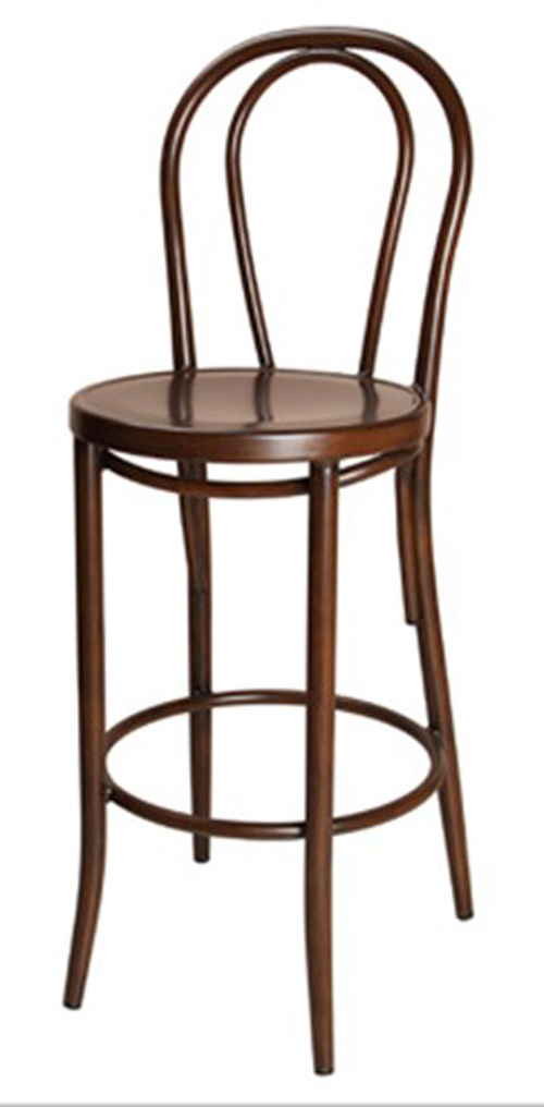 French Style Antique Furniture Aluminum Thonet Bentwood Bar Chairs (DC-15552)