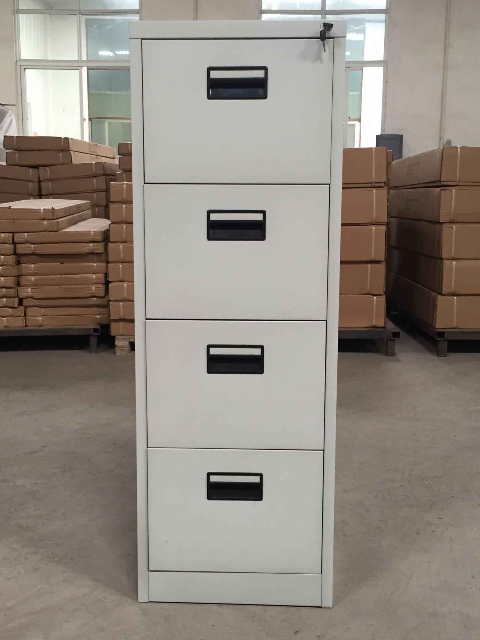 Office File Cabinet Vertical 4 Drawers Steel Filing Cabinet