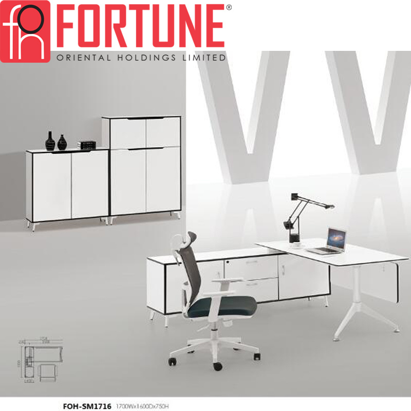 2018 Fashion Office Table Executive Desk, Good Quality Office Desk (FOH-SM1716)