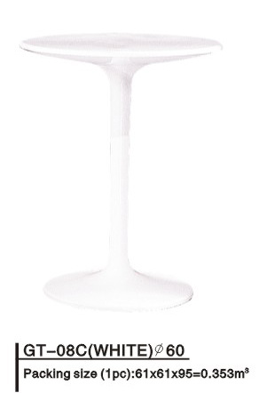 White ABS Bar Table (GT-08C)