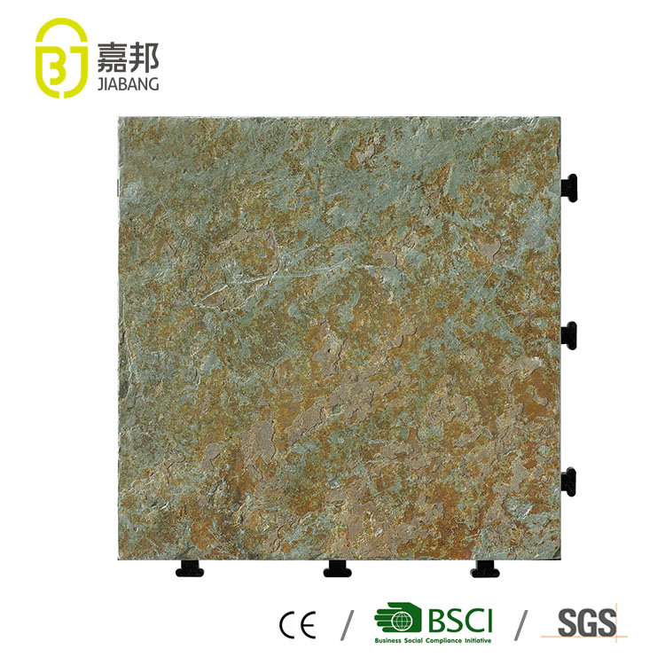 Foshan Decorative Outdoor Swimming Pool Natural Marble Slate Stone Coated Roof Tiles Flooring in Cheap Price for Sale