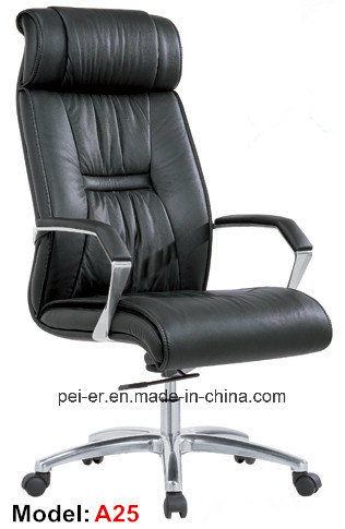 Modern Ergonomic Office Leather Aluminium Executive Chair (PE-A25)