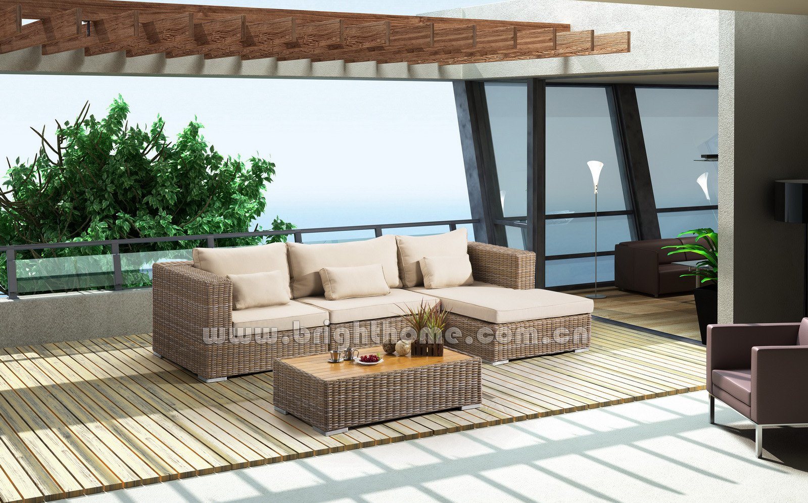 High Quality Outdoor Wicker Sofa Furniture
