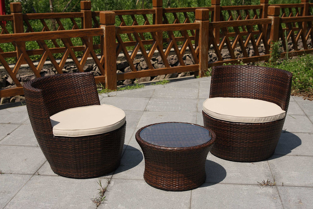 Modern Rattan Lounge Outdoor Furniture for Hotel Lobby and Villa (FS-2548+ FS-2549)