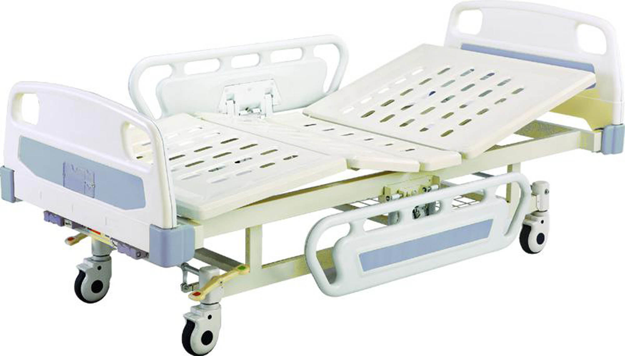 Movable Full-Fowler Two Function Hospital Bed with ABS Board