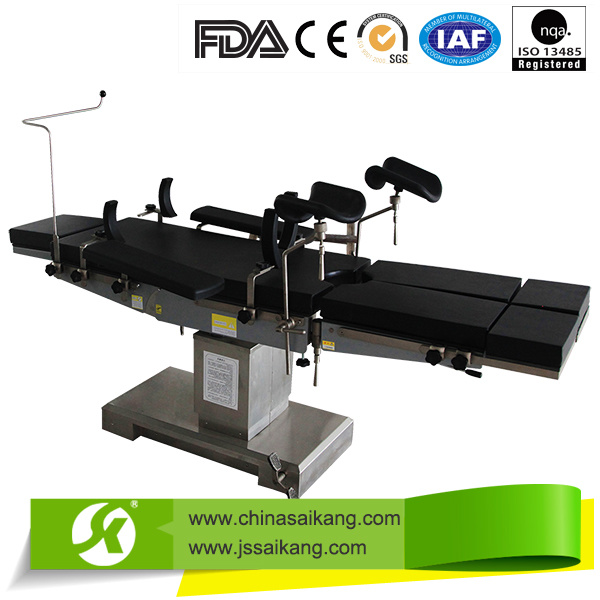Luxurious Stainless Steel Electric Operating Table with C-Arm
