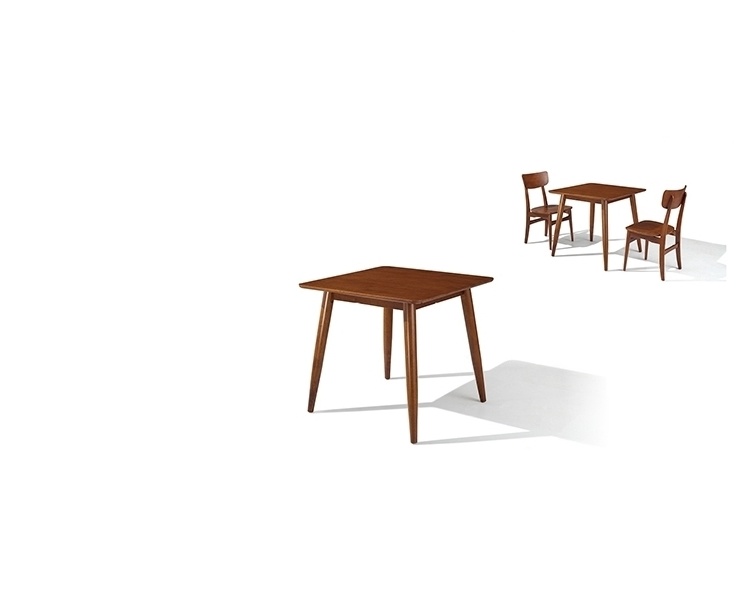 Solid Wood Dinner Table for Coffee Shop (ALX-T002)
