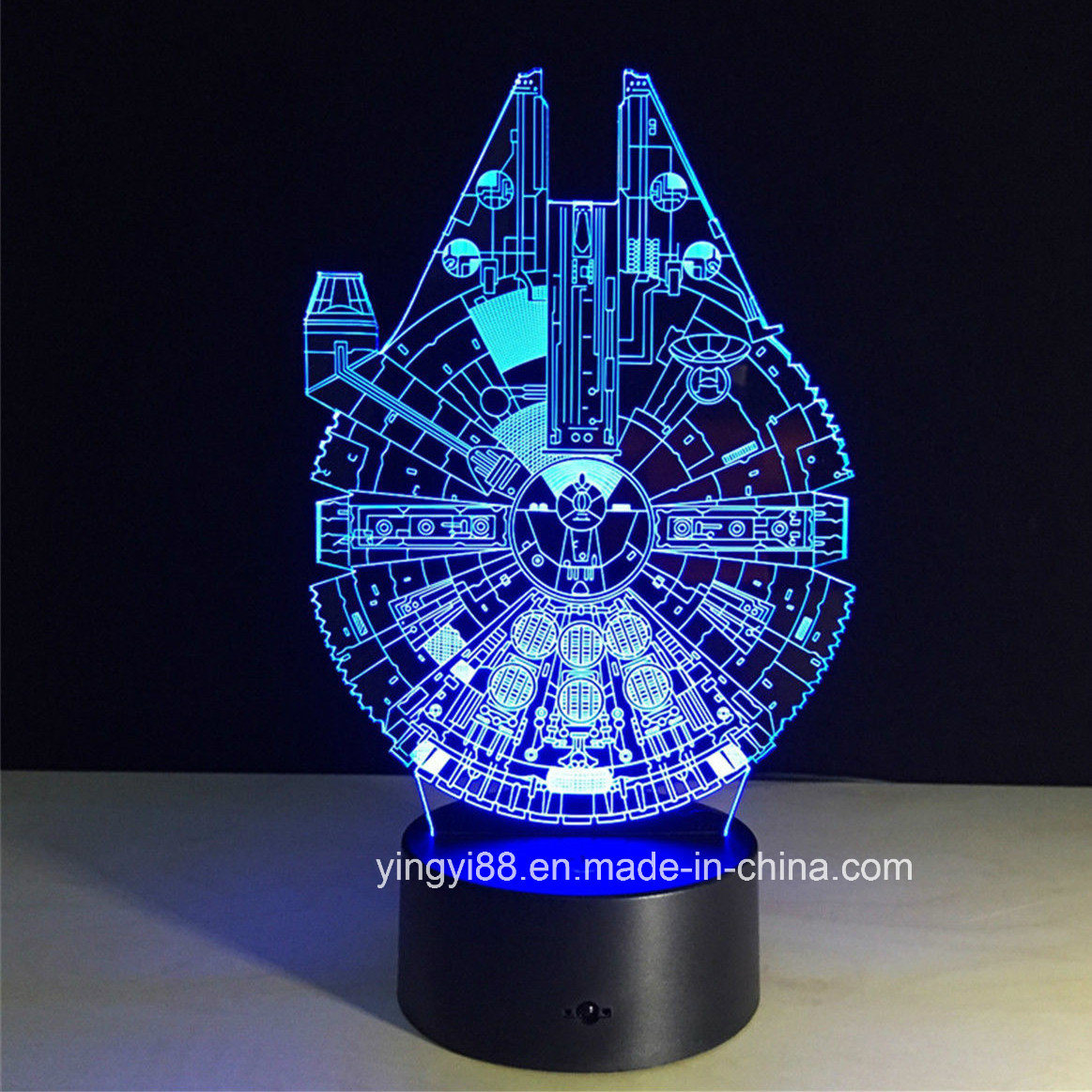 Newest Star Wars 3D Illusion Night Light Color Change Touch Switch Table Desk Lamp