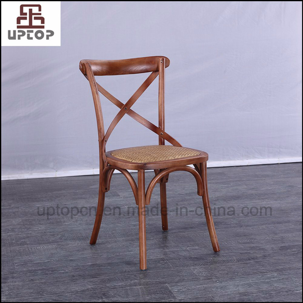 Classical X Back Solid Wood Restaurant Dining Chair (SP-EC140)
