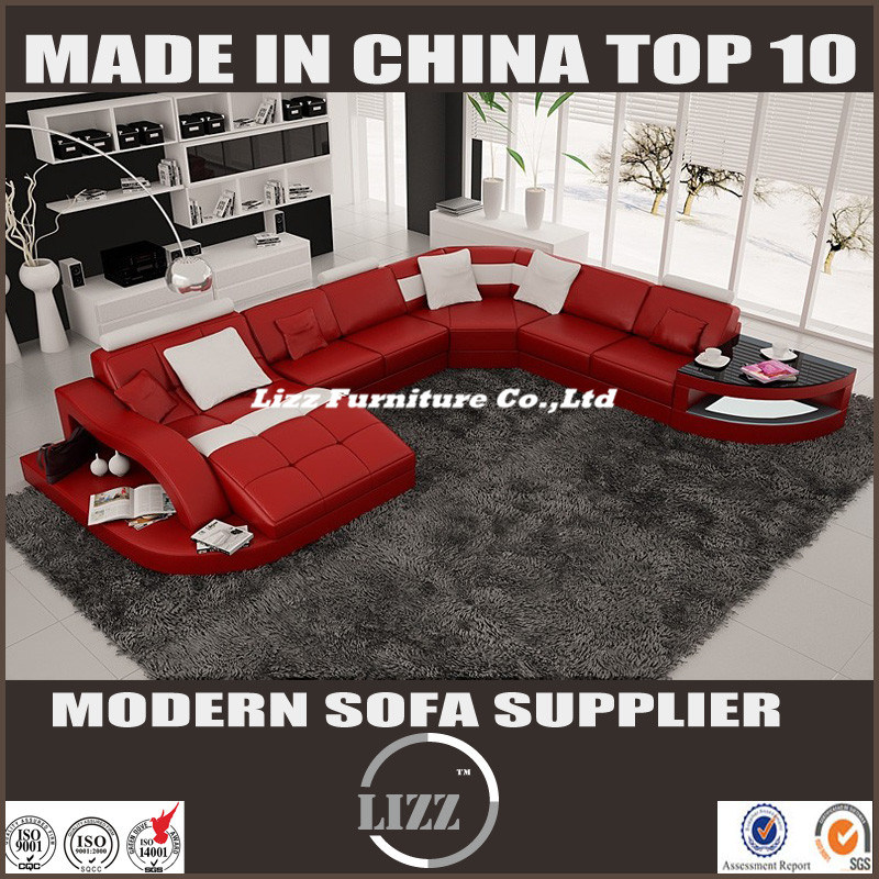 2017 New U Shape Living Room Furniture Sofa Bed (LZ 2217)
