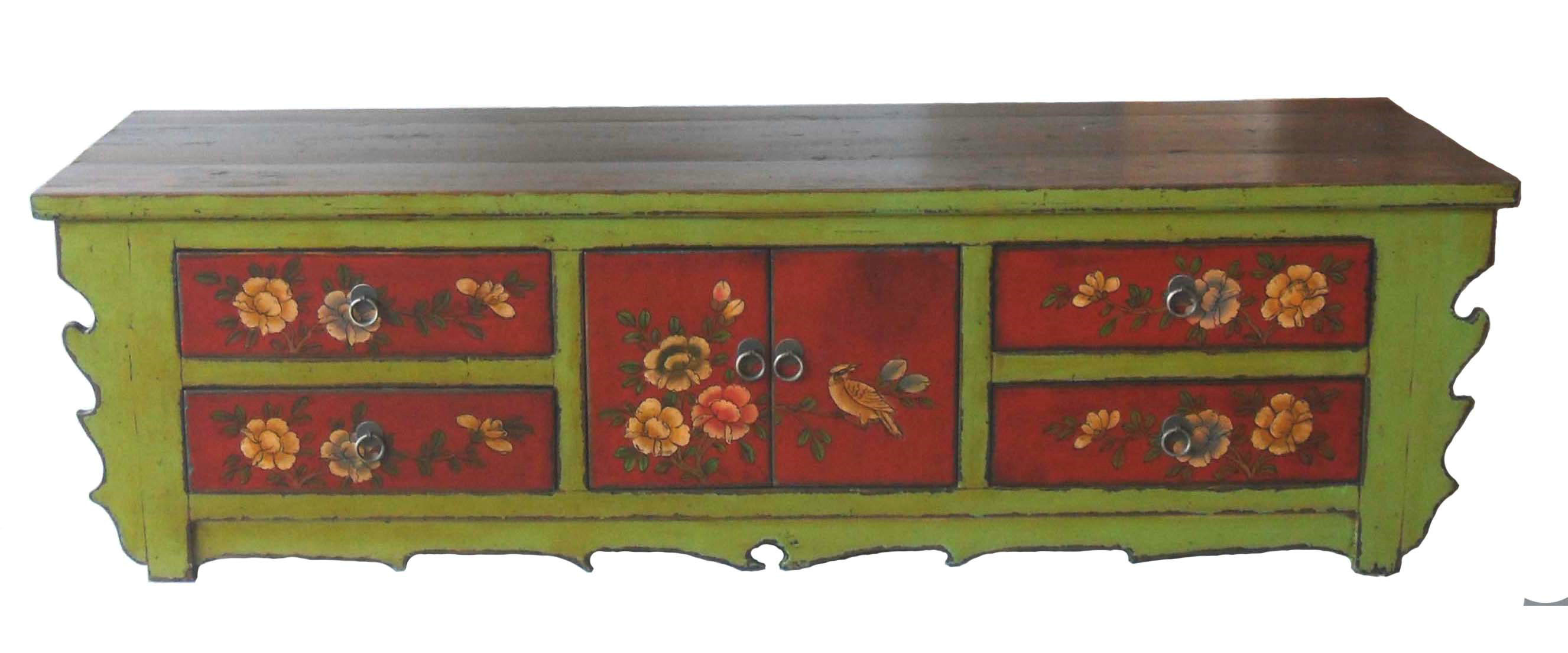 Chinese Antique Painted TV Cabinet TV126