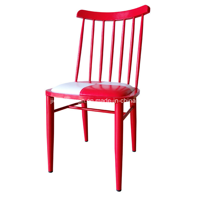 Soft Seat Metal Windsor Restaurant Cafe Dining Chair (JY-R16)