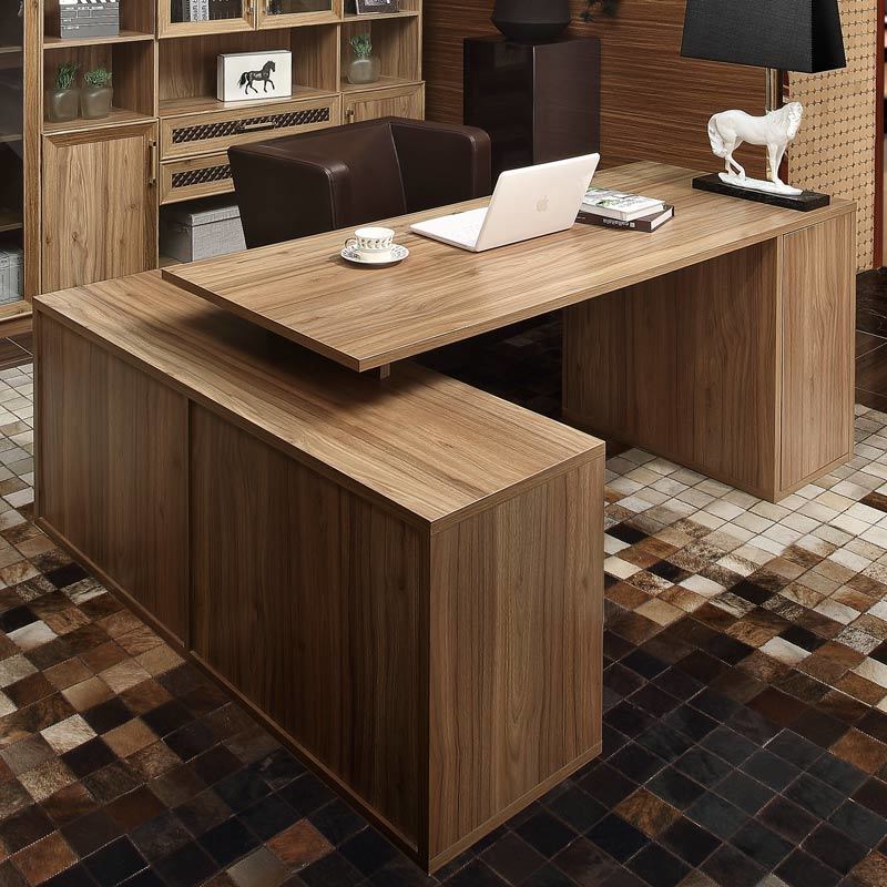 Oppein Melamine Simple Design Wood Office Computer Table (ST21457)