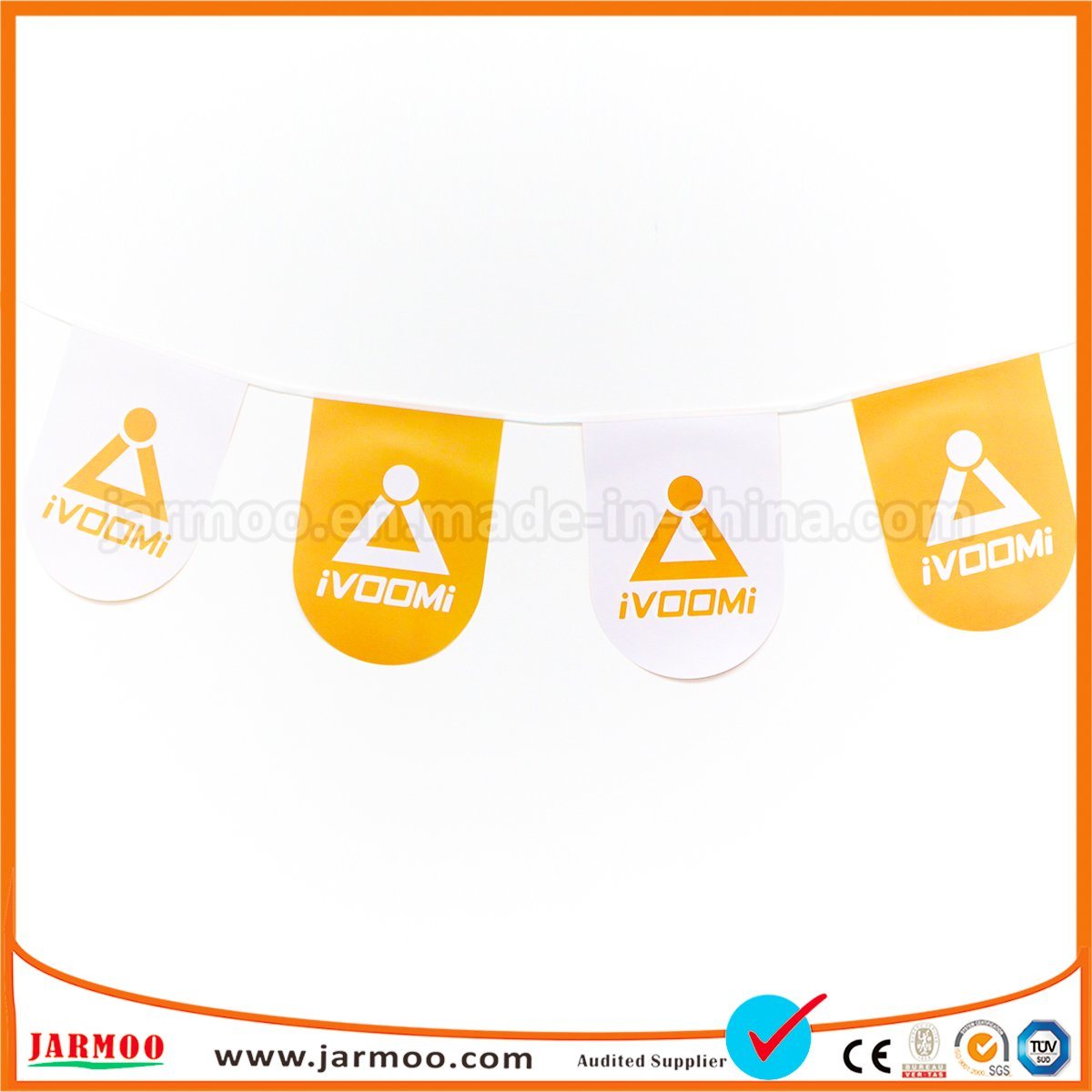 High Quality Decoration Cheap Paper Flag