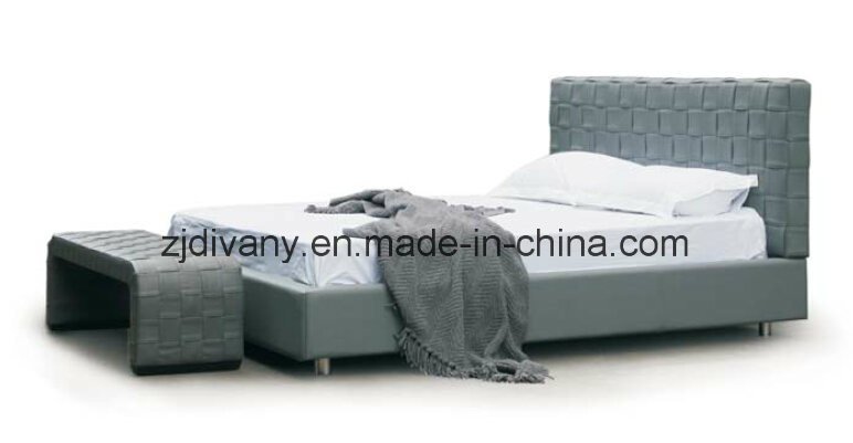 Modern Living Room Furniture Leather Bed (A-B41)