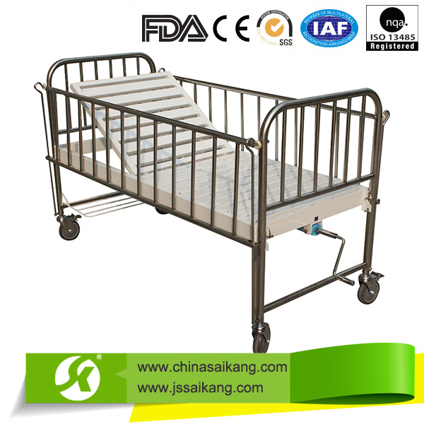 X05-2 ISO9001&13485 Factory Low Price Single Crank Children Bed