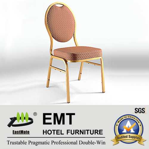 Concise Style Round Metal Wedding Banquet Chair (EMT-R38)
