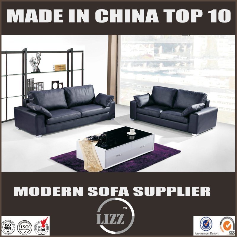 Lizz Furniture High Quality Luxury Genuine Cow Leather Sofa