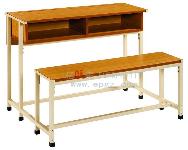 High Quality Double School Student Desk & Chair