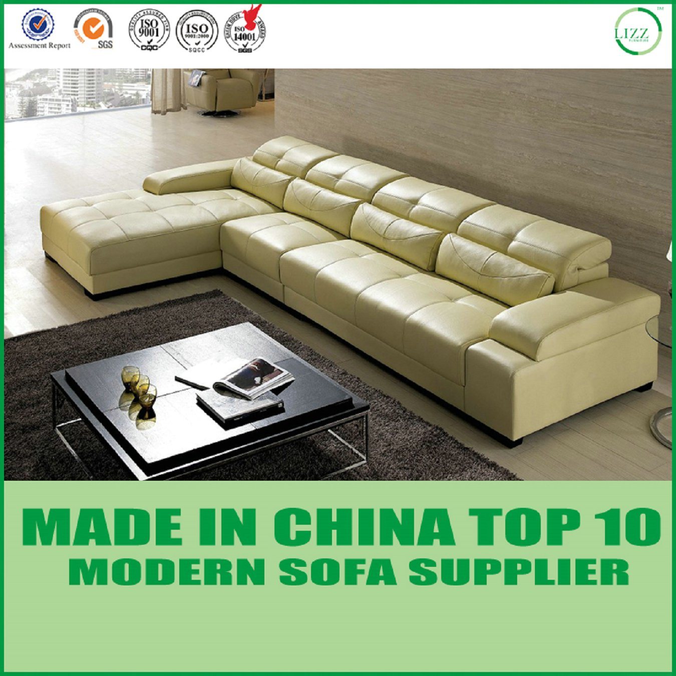2015 Ciff New Classic Style Living Room Furniture Sofa