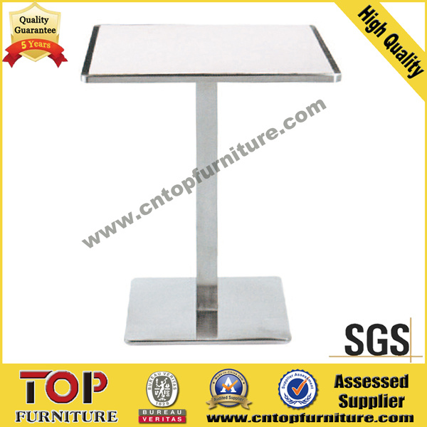 Durable Square Stainless Steel Cocktail Tables