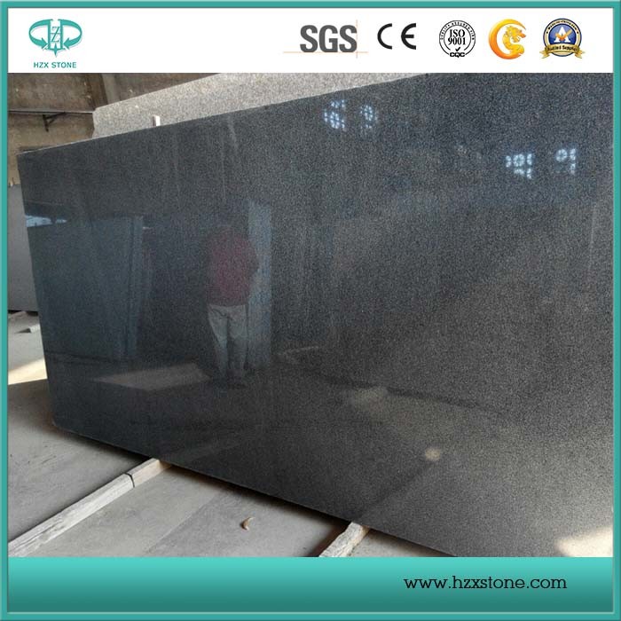 China G654 Granite, Padang Dark, Seasame Black Granite Tiles & Slabs