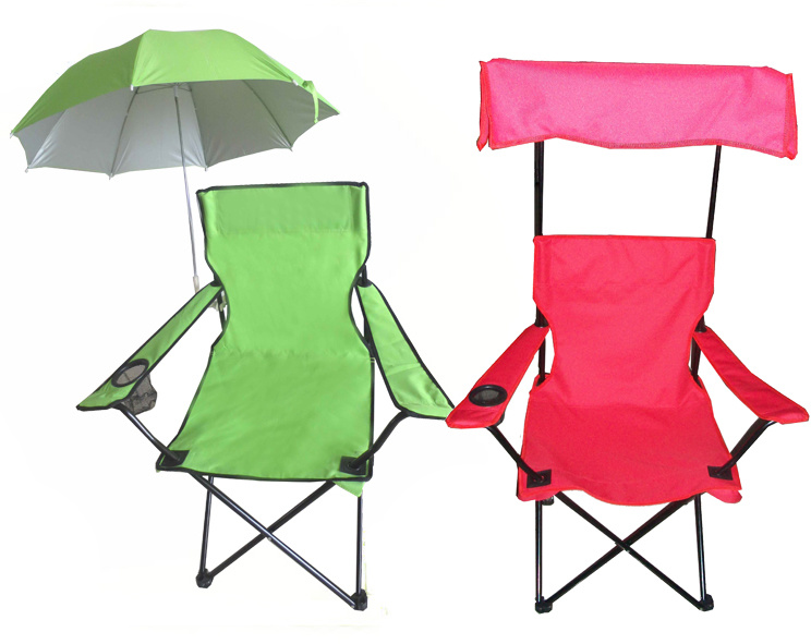 2015 New Design Cheap Folding Beach Chair with Sunshade (SP-115)