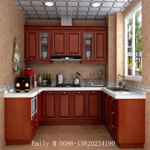PVC Foil Kitchen Cabinet with Germany Quality (ZHUV factory)