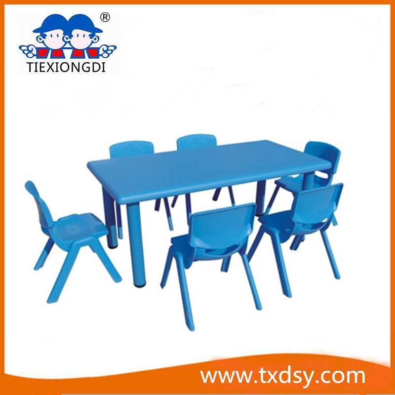 Kids Plastic Tables and Preschool Chairs