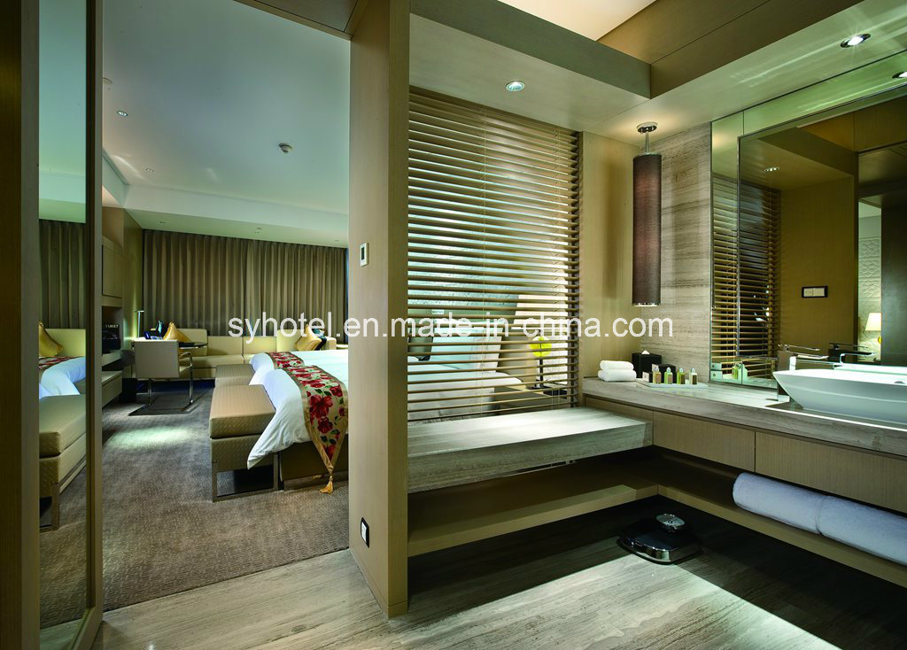 Modern Style Luxury Wood Hotel Bathroom Vanity Furniture