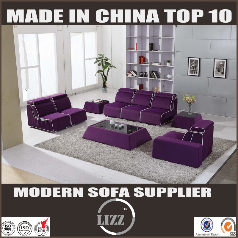 China Modern Living Room Furniture Set Fabric Sofa