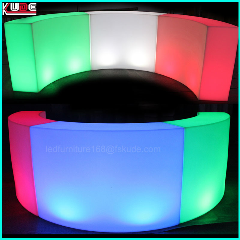 LED Snake Bar Luminous Round Bar LED Wine Display