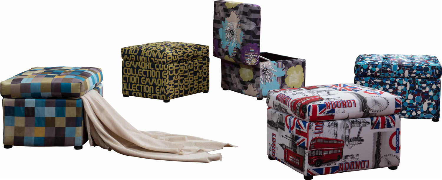Fabric Storage/Tea Table/Tray/Ottoman/Side Table/Children Chair